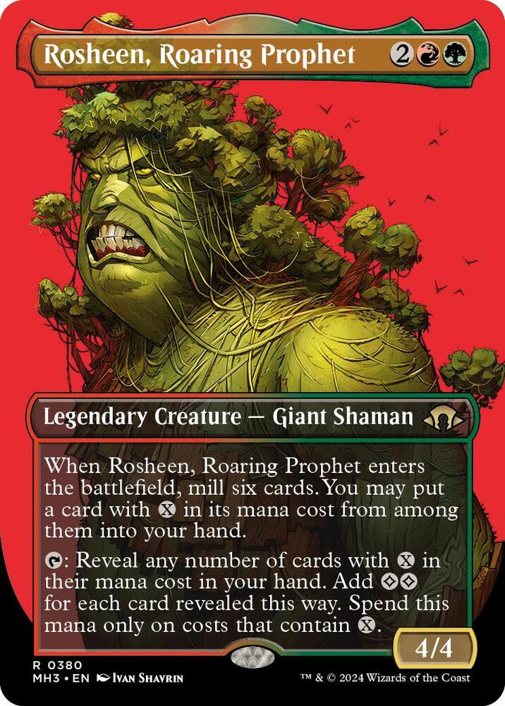 Rosheen, Roaring Prophet 380/319 (Modern Horizons 3)  - Borderless | Good Games Adelaide SA