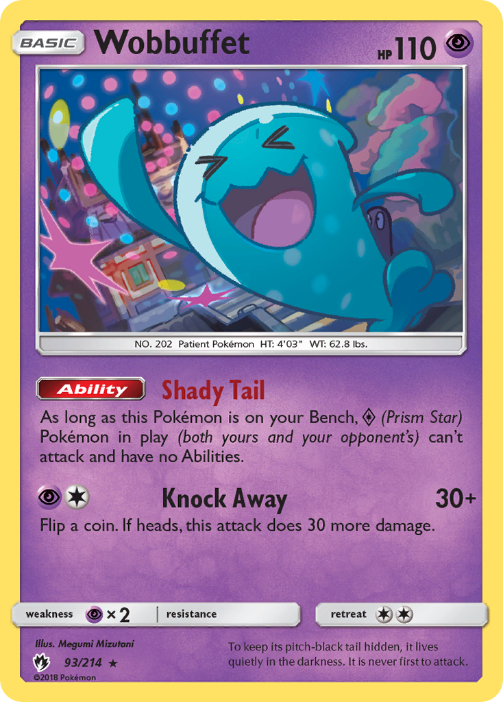 Wobbuffet (93/214) [Sun & Moon: Lost Thunder] | Good Games Adelaide SA