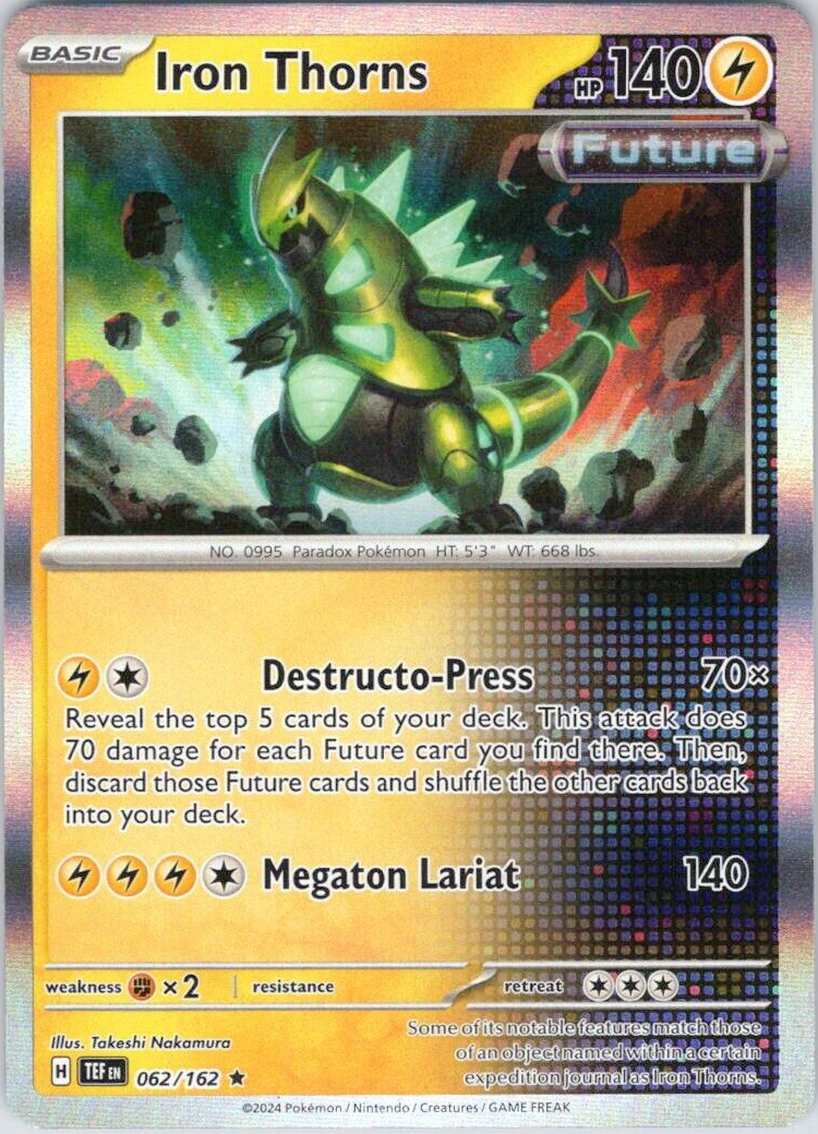 Iron Thorns (062/162) [Scarlet & Violet: Temporal Forces] | Good Games Adelaide SA