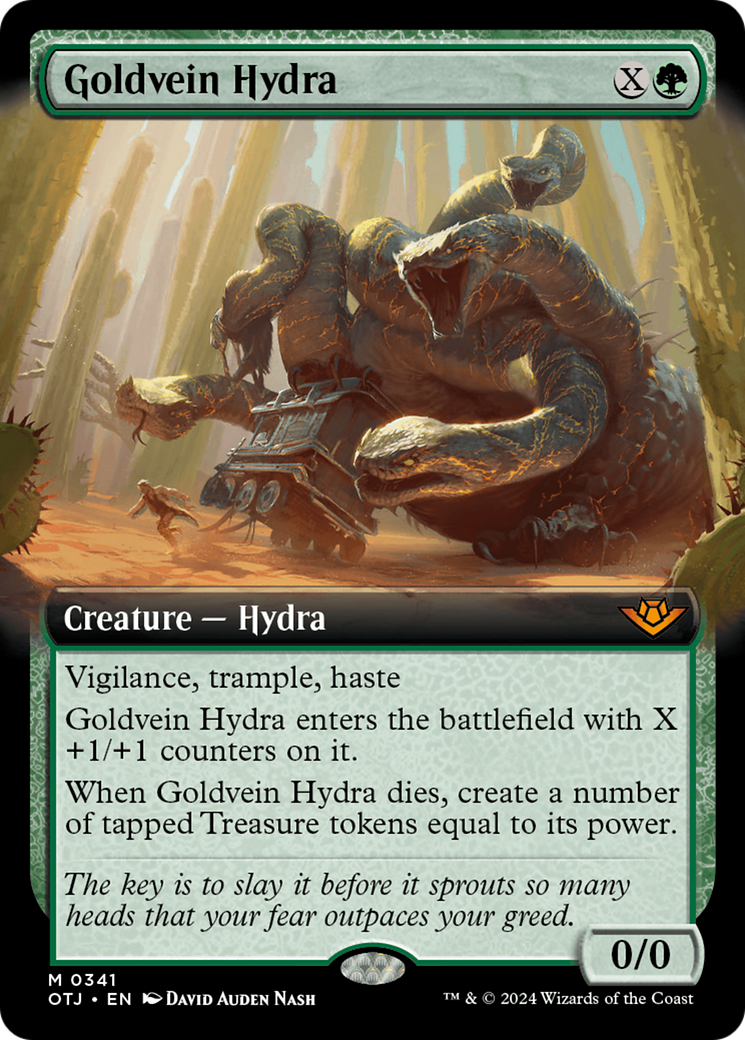 Goldvein Hydra (Extended Art) [Outlaws of Thunder Junction] | Good Games Adelaide SA