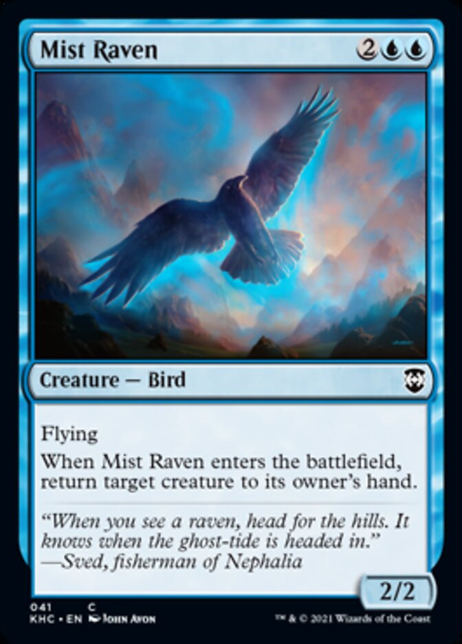 Mist Raven [Kaldheim Commander] | Good Games Adelaide SA
