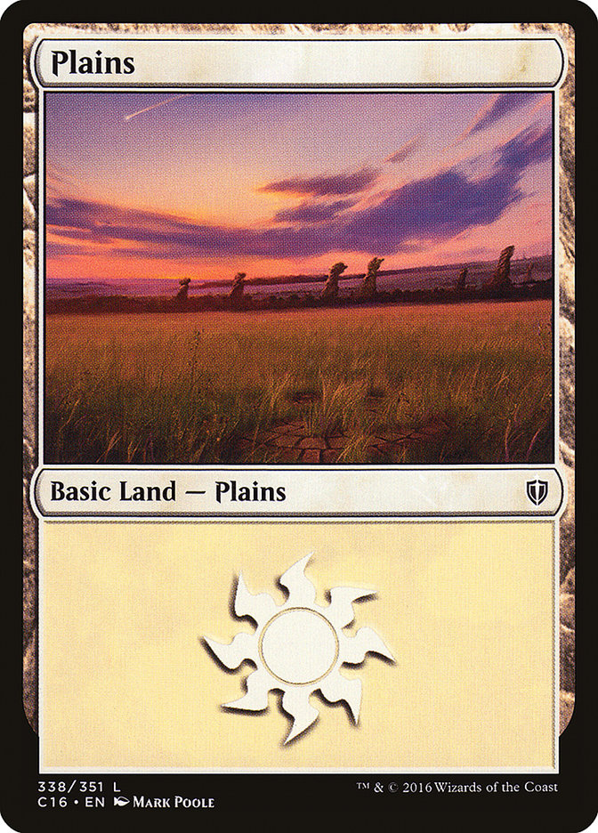 Plains (338) [Commander 2016] | Good Games Adelaide SA