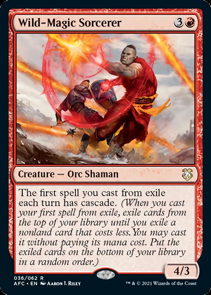 Wild-Magic Sorcerer [Dungeons & Dragons: Adventures in the Forgotten Realms Commander] | Good Games Adelaide SA