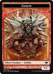Goblin (010) // Emblem - Serra the Benevolent (020) Double-sided Token [Modern Horizons Tokens] | Good Games Adelaide SA