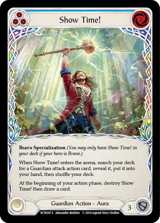 Show Time! [WTR047-S] Alpha Print Rainbow Foil | Good Games Adelaide SA
