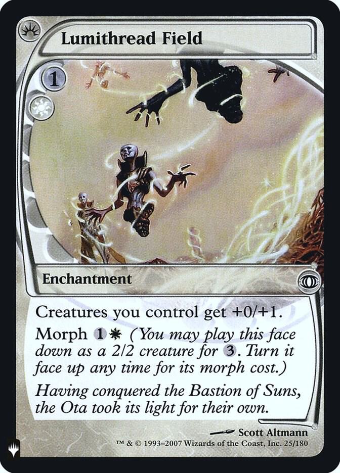 Lumithread Field 25 (The List Reprints)  - Foil | Good Games Adelaide SA