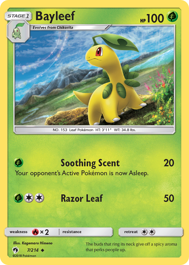 Bayleef (7/214) [Sun & Moon: Lost Thunder] | Good Games Adelaide SA