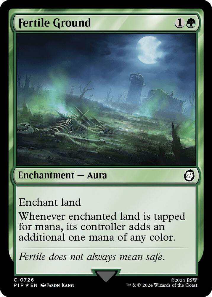 Fertile Ground Surge Foil 726 (Universes Beyond: Fallout)  - Foil | Good Games Adelaide SA