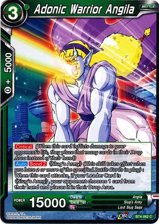 Adonic Warrior Angila [BT4-062] | Good Games Adelaide SA