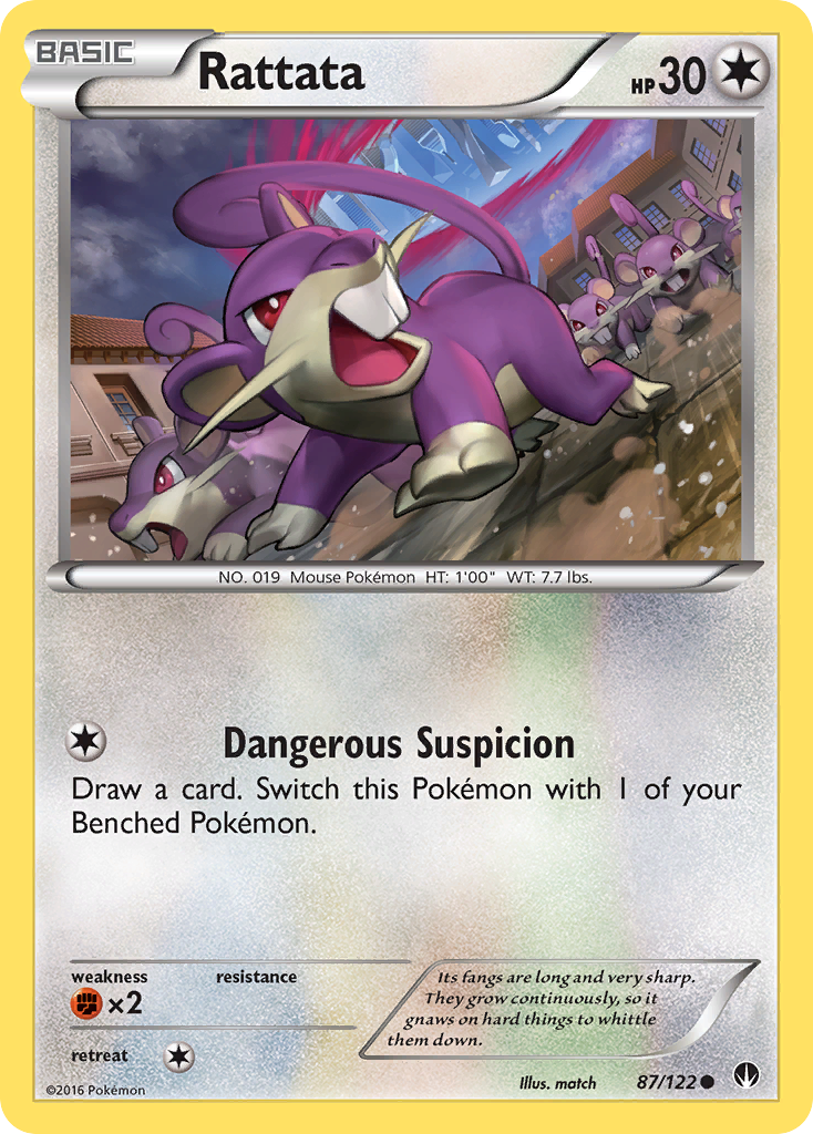 Rattata (87/122) [XY: BREAKpoint] | Good Games Adelaide SA