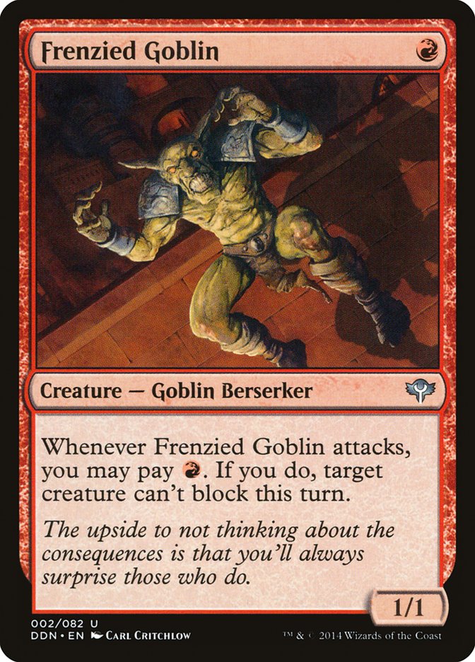 Frenzied Goblin [Duel Decks: Speed vs. Cunning] | Good Games Adelaide SA