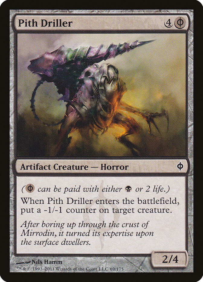 Pith Driller 69 (New Phyrexia)  - Foil | Good Games Adelaide SA