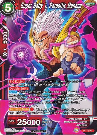 Super Baby 1, Parasitic Menace (Power Booster) (P-112) [Promotion Cards] | Good Games Adelaide SA