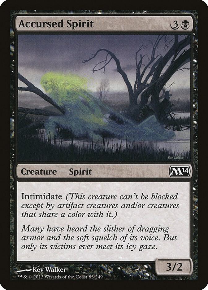 Accursed Spirit 83 (Magic 2014 (M14))  - Foil | Good Games Adelaide SA