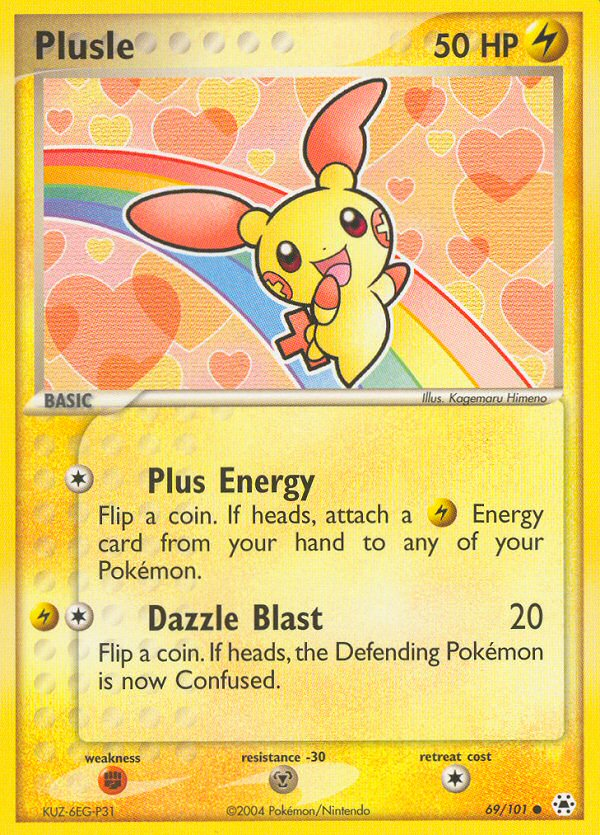 Plusle (69/101) [EX: Hidden Legends] | Good Games Adelaide SA