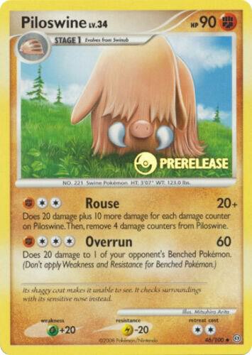 Piloswine Prerelease 46/100 (Nintendo Promos)  | Good Games Adelaide SA