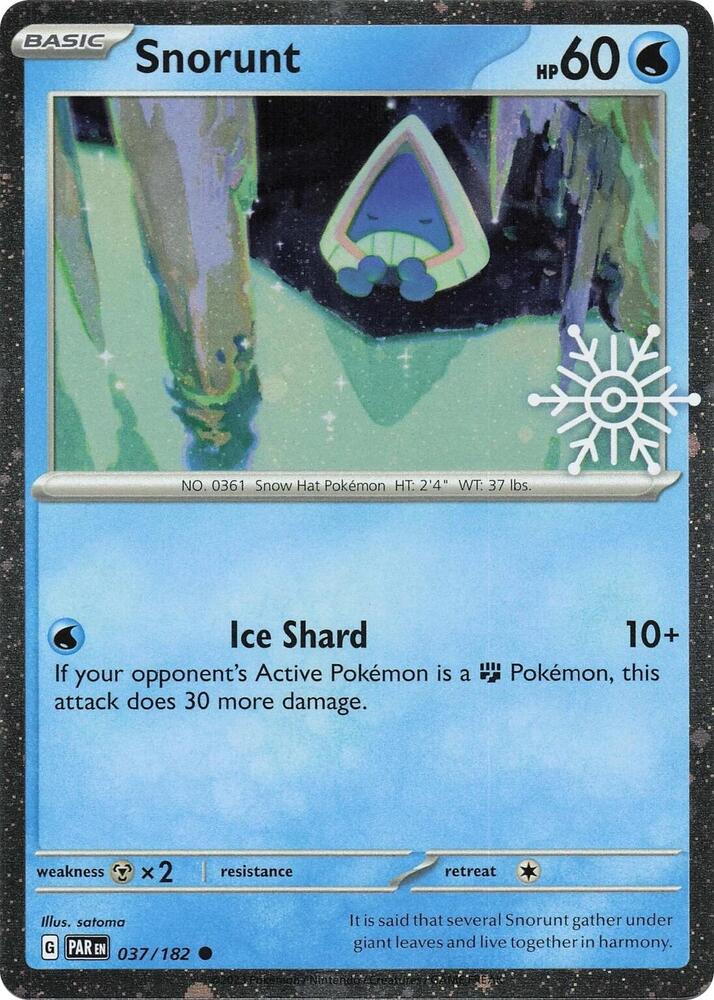 Snorunt Holiday Calendar 037/182 (Miscellaneous Cards & Products)  - Holofoil | Good Games Adelaide SA