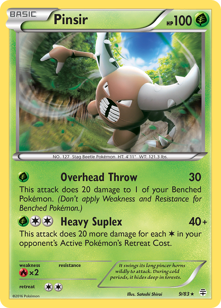 Pinsir (9/83) [XY: Generations] | Good Games Adelaide SA