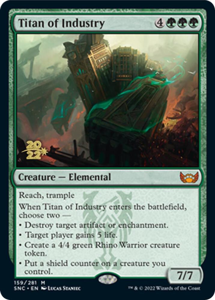 Titan of Industry 159 (Prerelease Cards)  - Foil | Good Games Adelaide SA