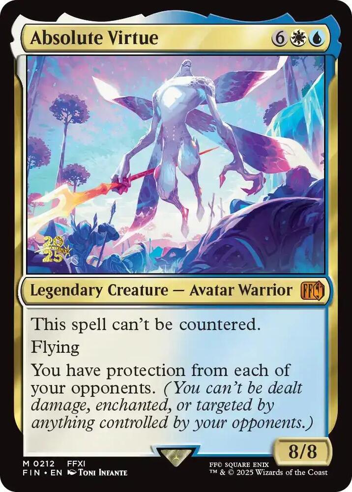 Absolute Virtue 212 (Prerelease Cards)  - PreRelease Foil | Good Games Adelaide SA