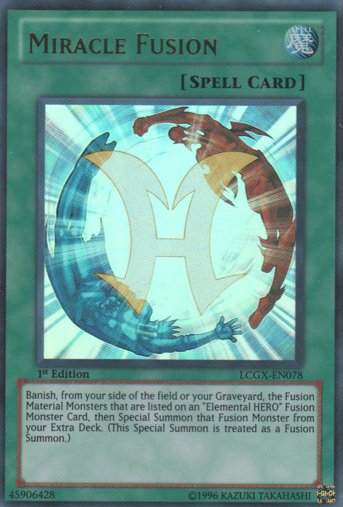 Miracle Fusion [LCGX-EN078] Ultra Rare | Good Games Adelaide SA