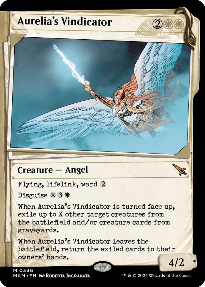 Aurelia's Vindicator 336 (Murders at Karlov Manor)  - Foil | Good Games Adelaide SA