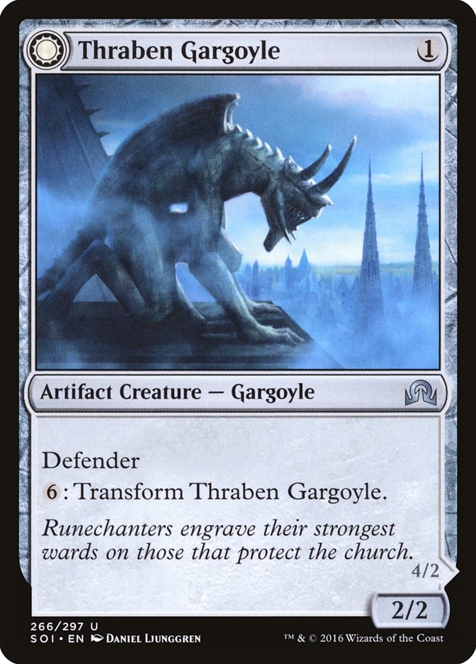 Thraben Gargoyle // Stonewing Antagonizer 266 (Shadows over Innistrad)  | Good Games Adelaide SA