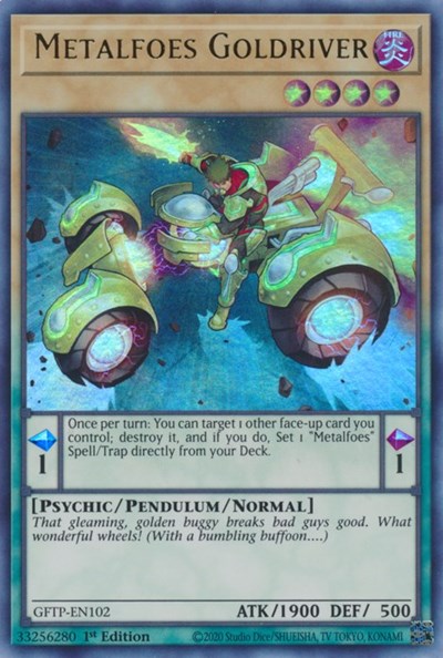 Metalfoes Goldriver [GFTP-EN102] Ultra rare | Good Games Adelaide SA