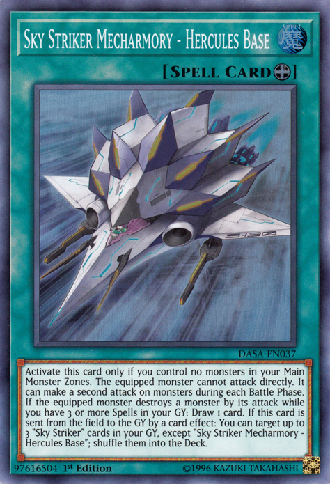 Sky Striker Mecharmory - Hercules Base [DASA-EN037] Super Rare | Good Games Adelaide SA