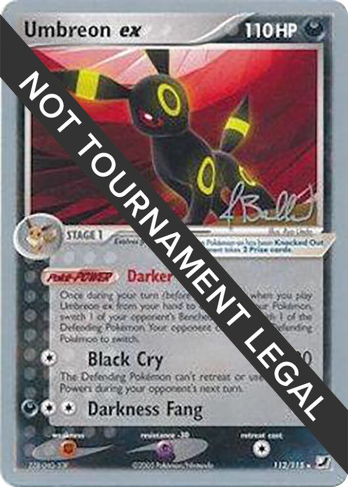 Umbreon ex 2006 Jimmy Ballard 112/115 (World Championship Decks)  | Good Games Adelaide SA