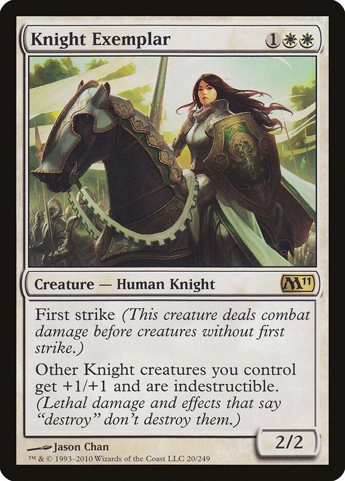 Knight Exemplar 20 (Magic 2011 (M11))  - Foil | Good Games Adelaide SA
