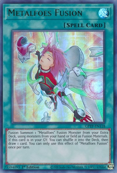 Metalfoes Fusion [GFTP-EN118] Ultra rare | Good Games Adelaide SA
