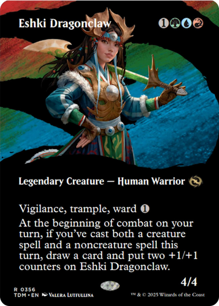 Eshki Dragonclaw (Borderless) [Tarkir: Dragonstorm] | Good Games Adelaide SA