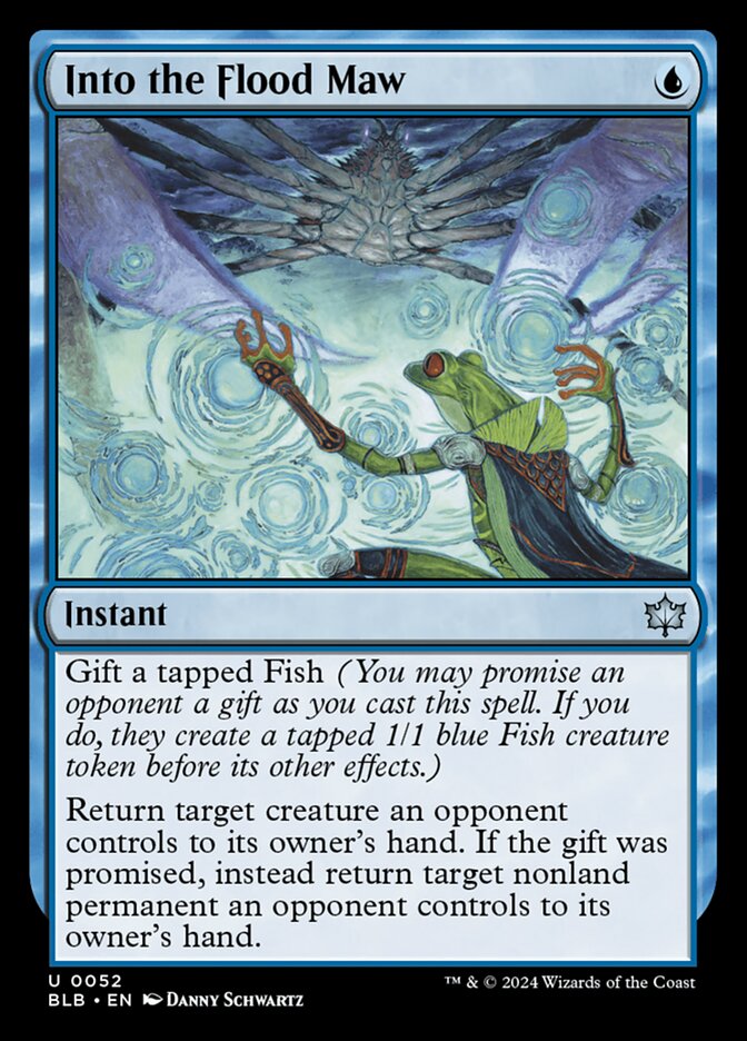 Into the Flood Maw 52 (Bloomburrow)  - Foil | Good Games Adelaide SA
