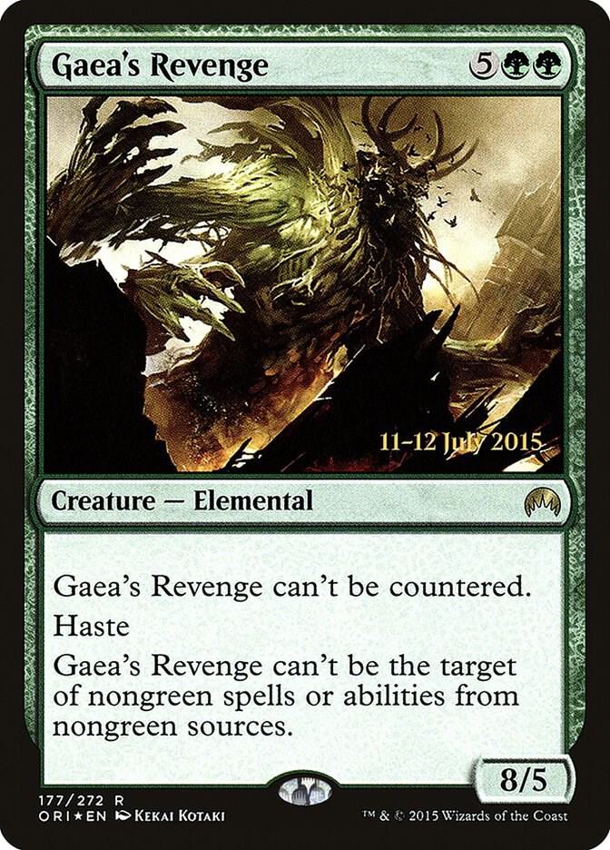 Gaeas Revenge 177 (Prerelease Cards)  - Foil | Good Games Adelaide SA