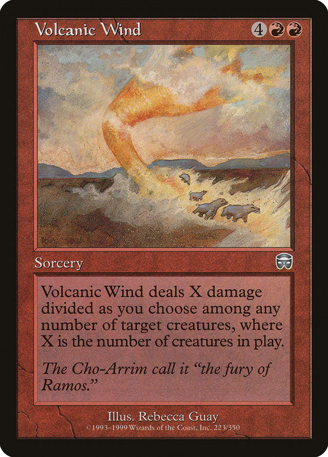 Volcanic Wind 223 (Mercadian Masques)  - Foil | Good Games Adelaide SA