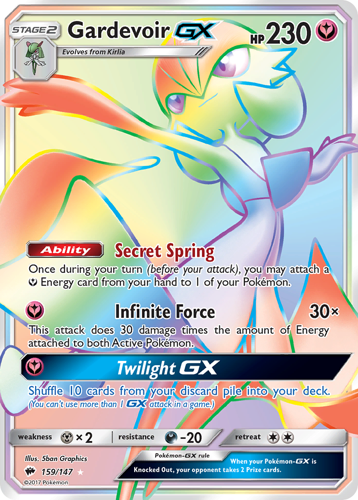 Gardevoir GX (159/147) [Sun & Moon: Burning Shadows] | Good Games Adelaide SA