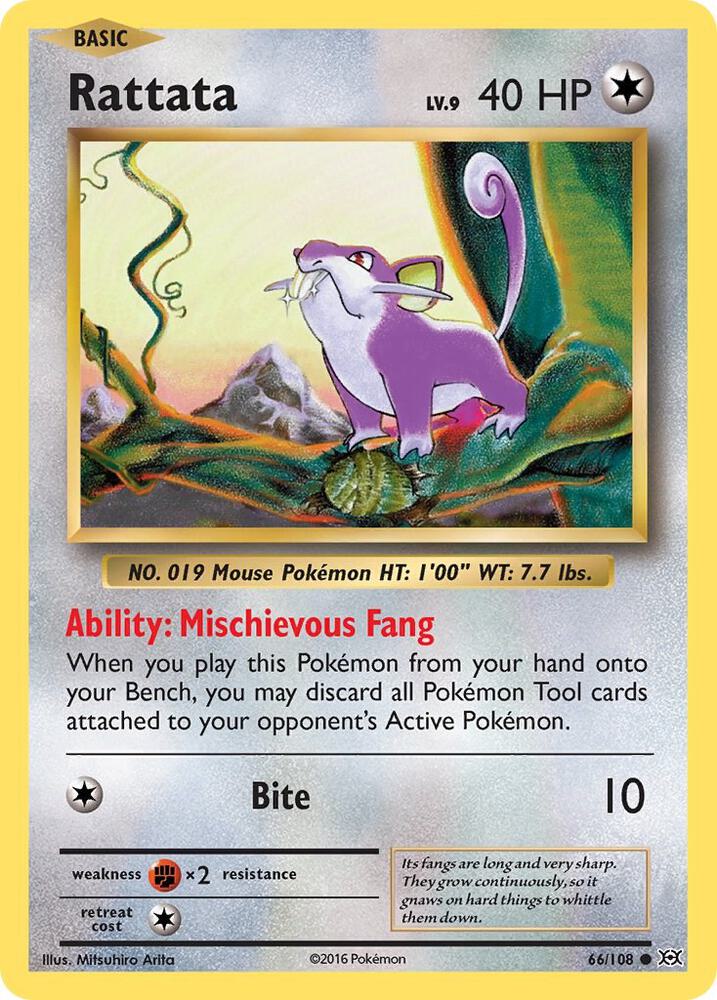 Rattata 66/108 (XY - Evolutions)  | Good Games Adelaide SA