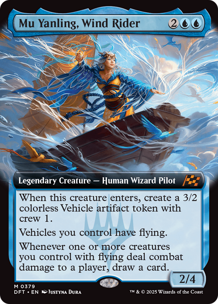 Mu Yanling, Wind Rider (Extended Art) [Aetherdrift] | Good Games Adelaide SA