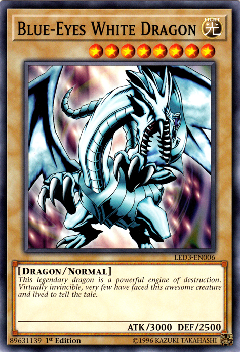 Blue-Eyes White Dragon [LED3-EN006] Common | Good Games Adelaide SA