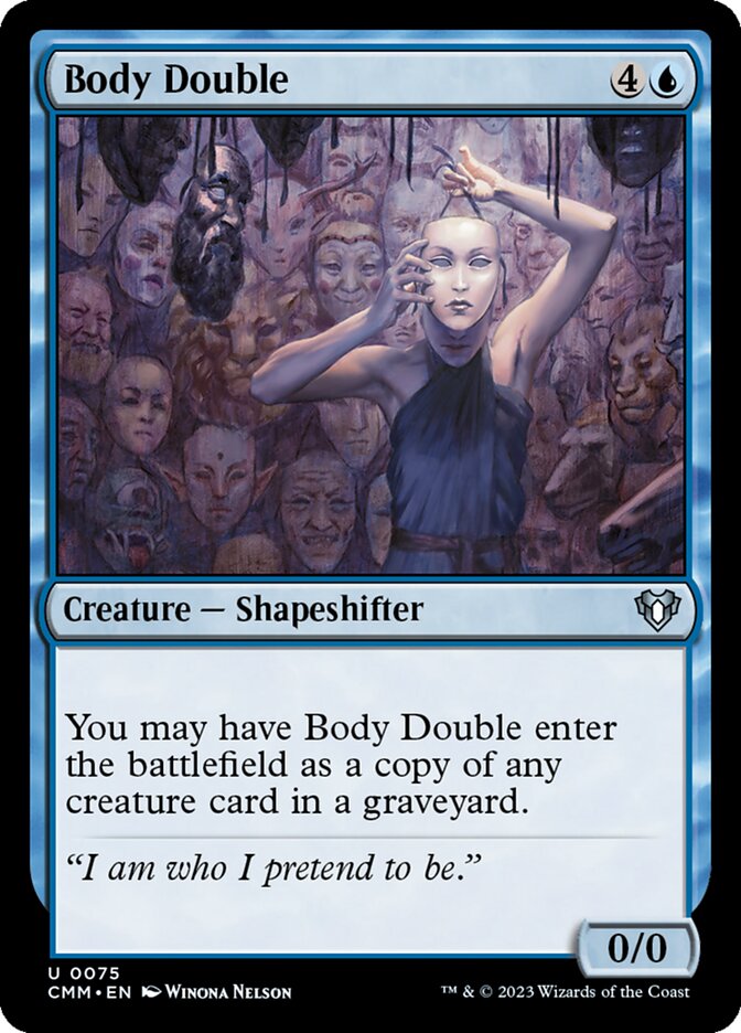 Body Double 75 (Commander Masters)  - Foil | Good Games Adelaide SA