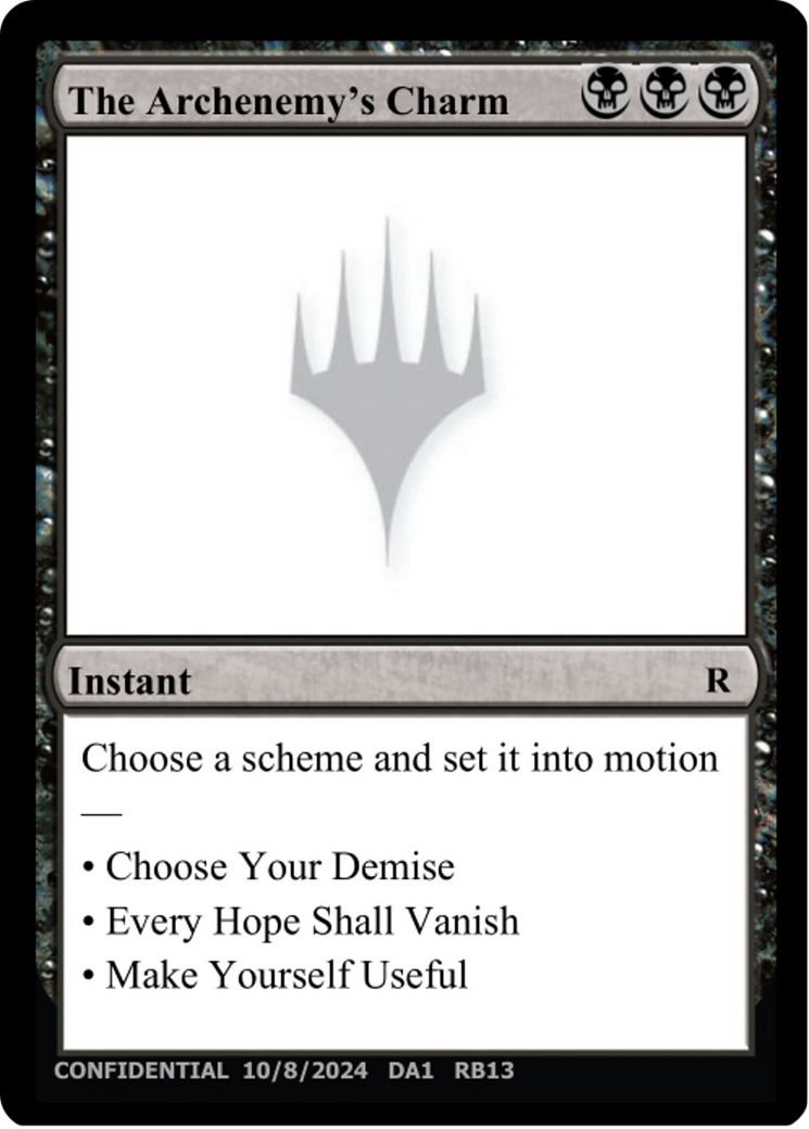 The Archenemy's Charm [Unknown Event] | Good Games Adelaide SA