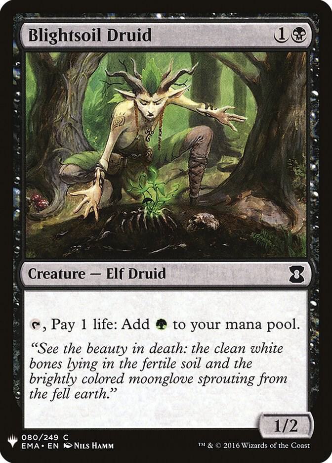 Blightsoil Druid 80 (The List Reprints)  | Good Games Adelaide SA