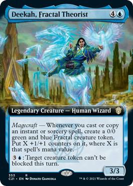 Deekah Fractal Theorist Extended Art 353 (Commander 2021)  | Good Games Adelaide SA