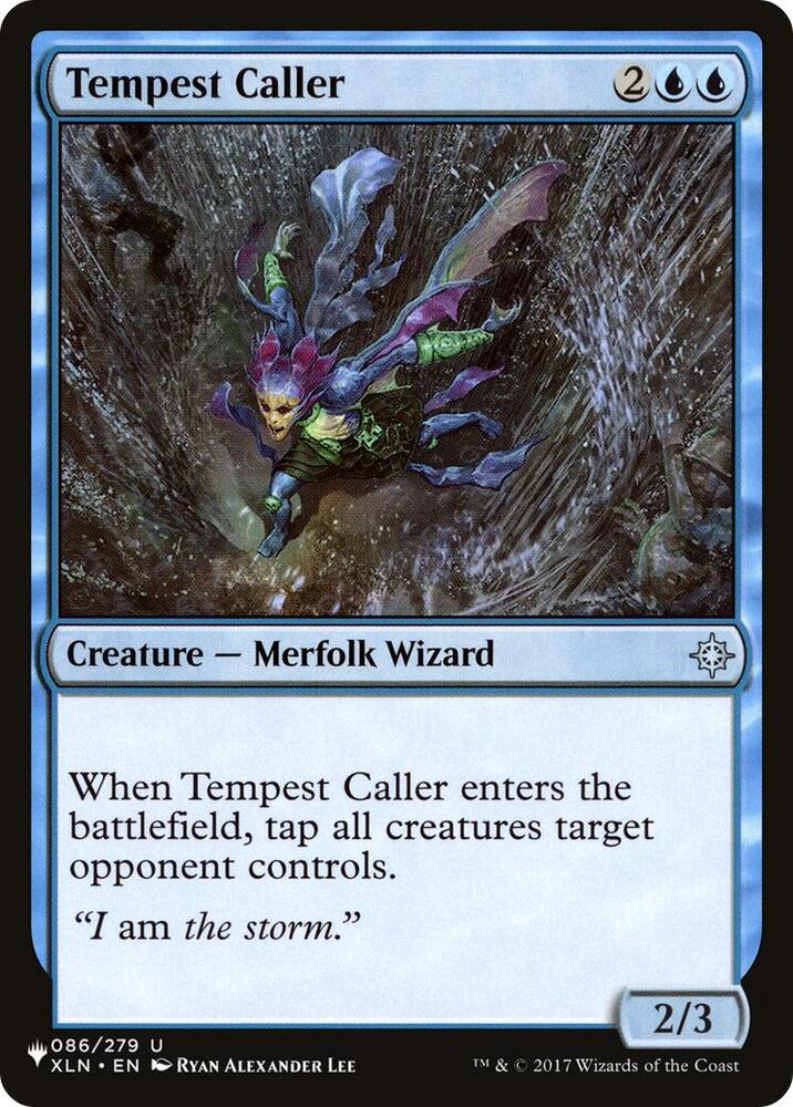 Tempest Caller 086/279 (The List Reprints)  | Good Games Adelaide SA