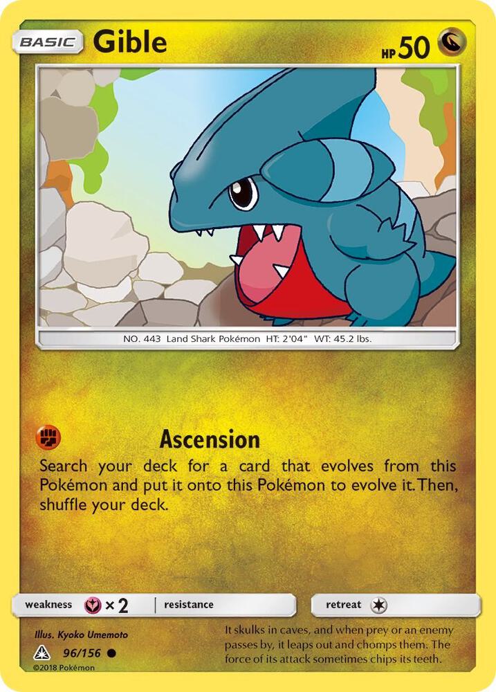 Gible 96/156 (SM - Ultra Prism)  | Good Games Adelaide SA