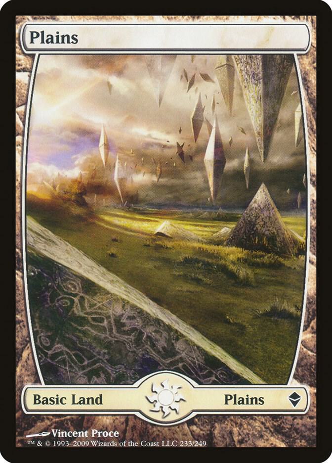 Plains 233 (Zendikar)  - Full Art Foil | Good Games Adelaide SA