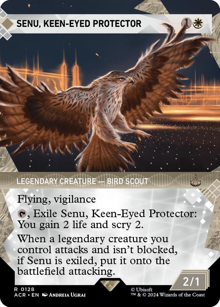 Senu, Keen-Eyed Protector 128 (Universes Beyond: Assassin's Creed)  | Good Games Adelaide SA