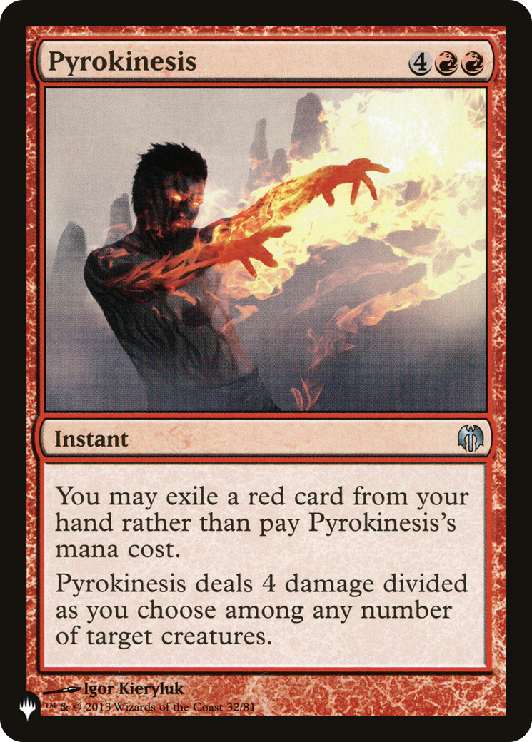 Pyrokinesis [The List Reprints] | Good Games Adelaide SA