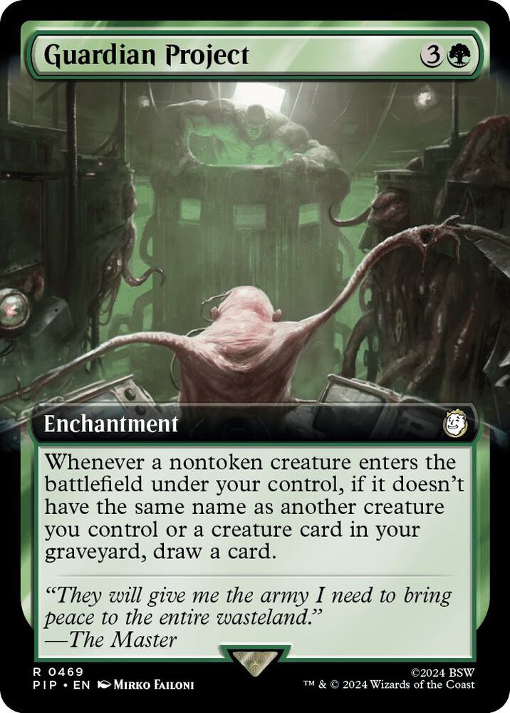 Guardian Project Extended Art 469 (Universes Beyond: Fallout)  - Foil | Good Games Adelaide SA